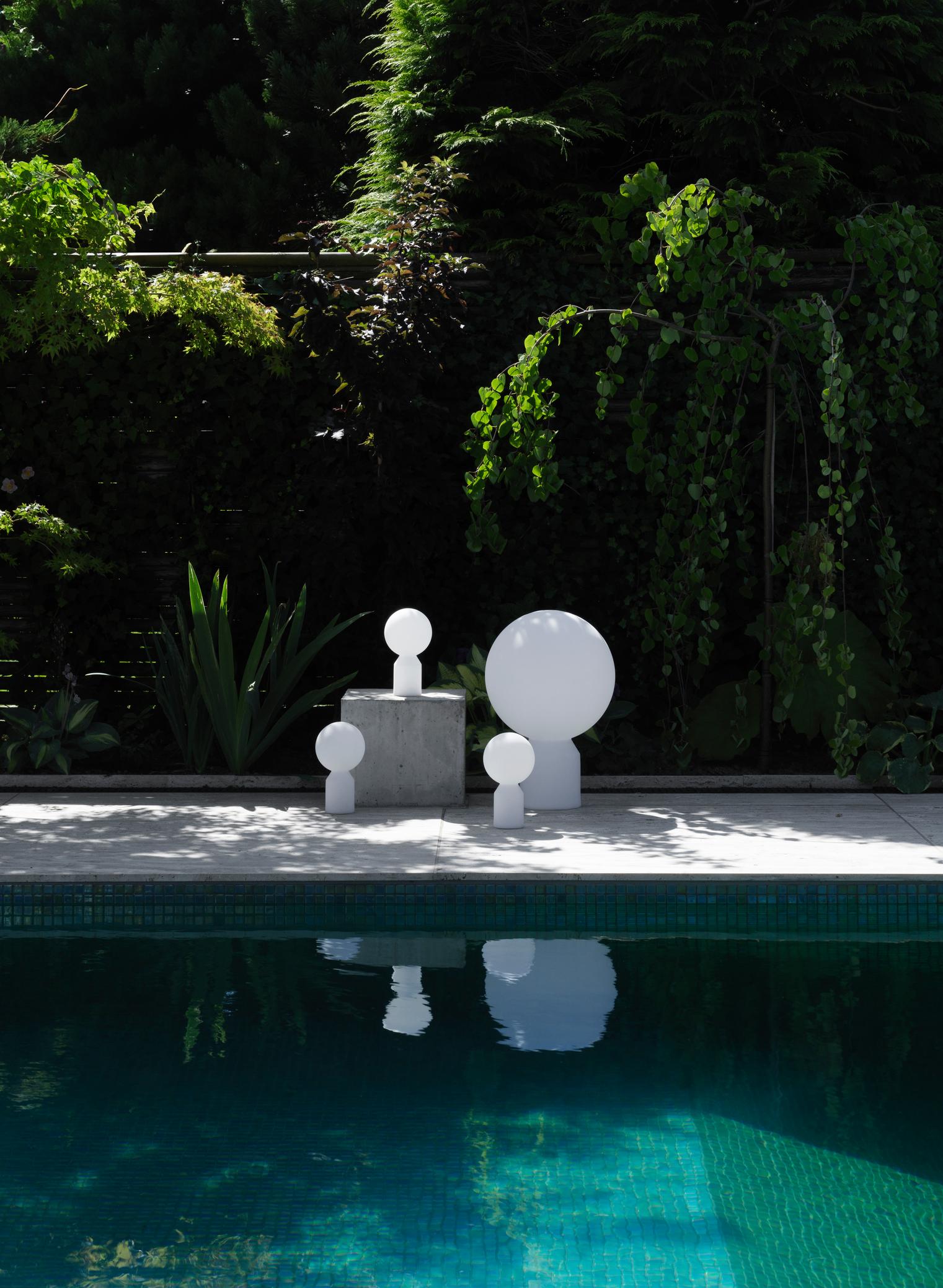 Yo bordlampe, hvid - stor